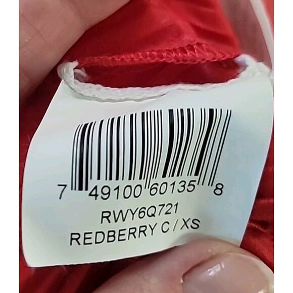 BCBG MaxAzria Hailey Dress XS – Pleated Color Block Redberry EUC - Picture 10 of 10